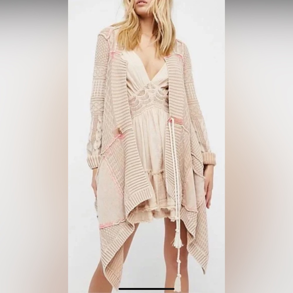 Free People All washed out cardigan